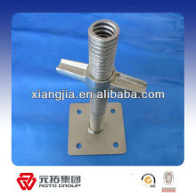 Scaffolding threaded leveling screw jacks manufacturer in China